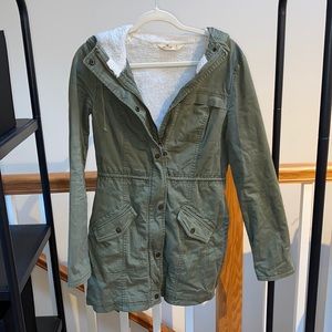 Green Hollister Jacket (Size Small)